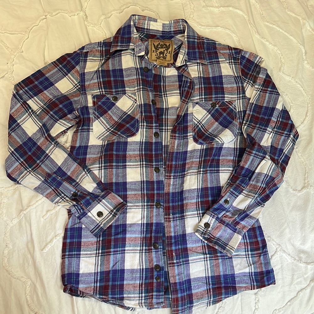 Red Camel multicolored plaid flannel
